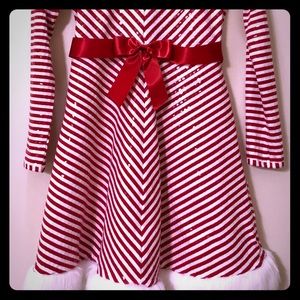Candy Cane/Santa Baby Dress size 14